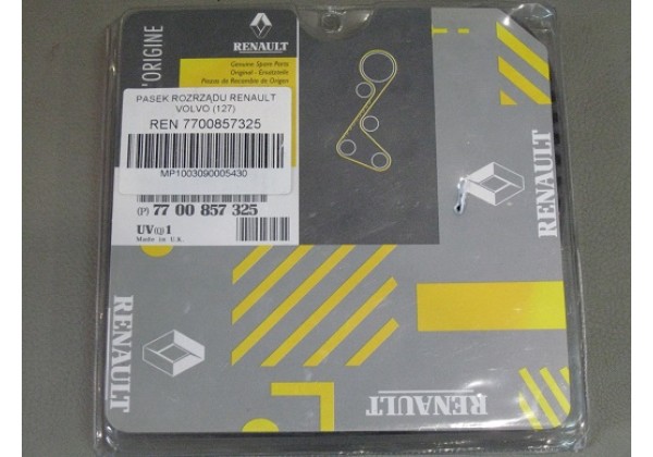Ремінь ГРМ RENAULT  ESPACE III (2.0), LAGUNA (2.0), MEGANE I, SCENIC I ( 2.0) , 7700857325